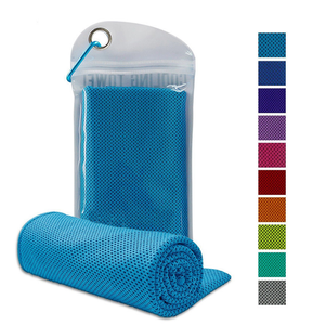 Tùy Chỉnh In Sợi Nhỏ Phòng Tập Thể Dục Khăn Màu Rắn Thể Thao Làm Mát Khăn Với Mô Hình Dệt - Product Image 5