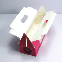 Mini boîtes à Donuts avec Logo personnalisé, emballages en papier avec fenêtre, vente en gros, pièces