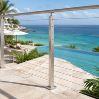 Système de garde-corps en câble d'acier inoxydable SS316 pour terrasse extérieure, balcon et rampe d'escalier