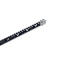 Tubes LED Météore Colorés 360° SMD5050 DC12V 64 LED 32 Pixels pour Arbre Lumineux, Piste de Danse, Étanche IP67, CRI90 Élevé, Contrôle SPI, Dimmable