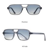 Lunettes de soleil unisexes JY3224 tendance, de haute qualité, classiques, avec verres dégradés UV400, logo personnalisé, monture carrée rétro en PC.