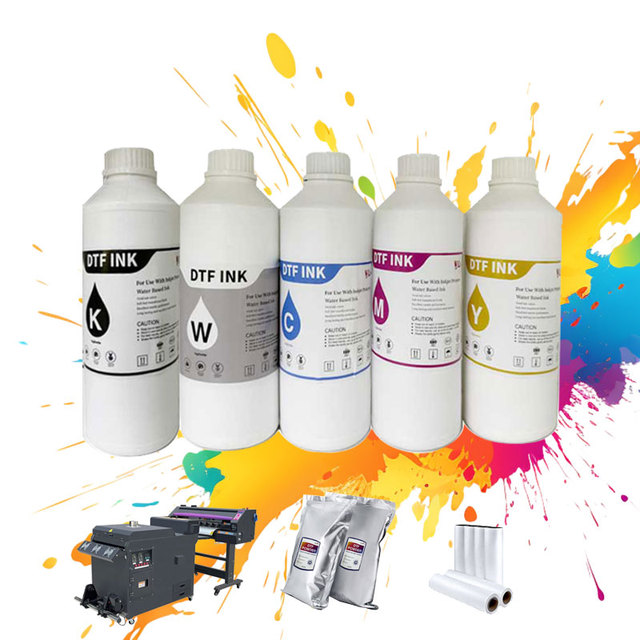 DTF Ink Cartridge for Epson L1800 L805 DTF Printer Water Based Pigment Ink for Pet Film Transfer No Clogging Print Head
