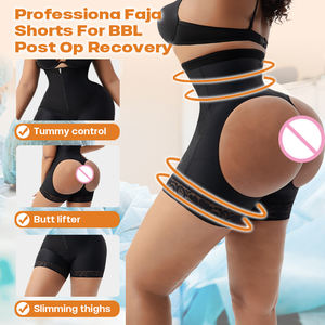 Control de barriga Levantador de glúteos Faja Realzador de cadera Cintura Cincher Esculpir postoperatorio Ahueca hacia fuera Push up Glúteos Fajas Pantalones cortos - Product Image 5