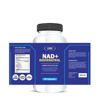 Complément alimentaire de haute qualité à marque privée, capsules liposomales de NAD+, nicotinamide riboside, capsules NAD
