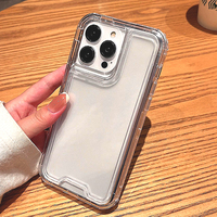 Échantillon gratuit Transparent 360 Funda étui intelligent pour iPhone 16 15 14 13 12 11 8 Pro Max Plus couverture de téléphone portable accessoires de téléphone