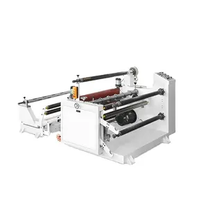 Hoge Kwaliteit Papier Handmatige Invoersnijder En Rewinder Automatische Snijmachine