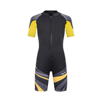 Combinaison de plongée pour enfants, garçons, filles, tout-petits, 2 mm, fermeture éclair avant, shorty, néoprène, combinaisons de plongée thermiques pour la plongée, le surf, les cours de natation