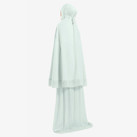Vêtements islamiques Dubaï Robe à sequins à franges Robe ample exquise Abaya Ensemble de prière 2 pièces