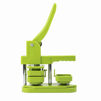50*50mm 2*2 pouces vert carré Photo réfrigérateur aimant faisant le Kit de Machine avec 100 ensembles aimant matériaux bouton faisant la Machine