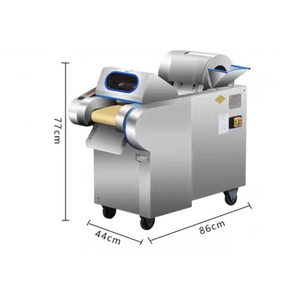 Bandes de pommes de terre ondulées Machine de découpe froissée Type de corm Coupe multifonctionnelle Bâtonnets de pommes de terre ondulés Machine de fabrication - Product Image 3
