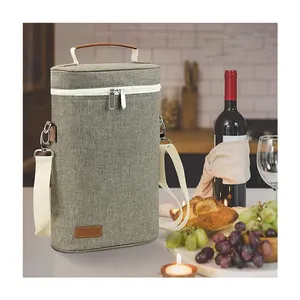 Wholesale Customization Lunch Insulate Wine Bottle Food Bubbly Champagne Cooler Bag