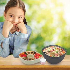 Set Portapranzo da 1,2L con 5 Pezzi, Forchetta e Contenitore per Condimenti, Adatto per Microonde - Product Image 5