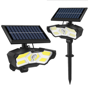 Solar Garden <b>Light</b> <b>LED</b> 360 Degree <b>Motion</b> <b>Sensor</b> Wall Mount Outdoor Waterproof Stake <b>Light</b> - Product Image 1