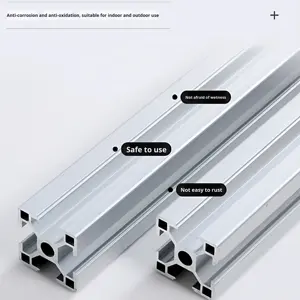 Armário Expositor de Perfil de Alumínio e Painel de Bétula, Móvel Comercial Simples e Moderno com Gavetas e Prateleiras - Product Image 4