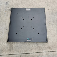 Base de Aluminio para Truss de Alta Resistencia, Soporte de Suelo Negro, 12'', 20'', 20.5'', 24'', 30'', Tomcat Trade Show Bolt Truss Footprint