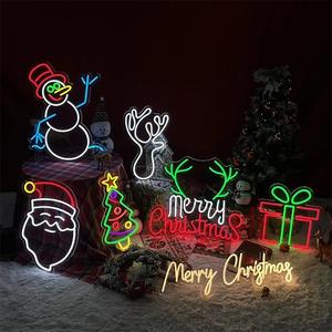 Groothandel Custom Led <span class=keywords><strong>Neon</strong></span> Santa Kerstboom-Kerst Thema <span class=keywords><strong>Neon</strong></span> Licht - Product Image 2