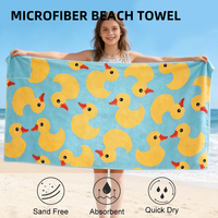 Serviette de bain en microfibre Terry personnalisée avec logo Eastsunshine, style moderne et luxueux