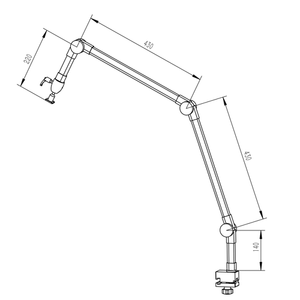 WEIYE調整可能フレキシブル理学療法装置ホルダーサポートアーム - Product Image 6