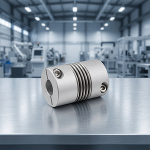 GRC Series High-Quality Aluminum Set GRC-32*42 Screw Spring Bellows <b>Clamp</b> Coupling - Product Image 1