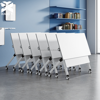 Table de bureau, table pliante, table de conférence modulaire, table pliable, salle de réunion moderne, présentoir de vente au détail, environnement de bureau, bureau