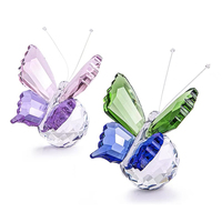 Jolies faveurs de mariage, figurine papillon en cristal, presse-papiers, cadeaux de mariage pour les invités, souvenirs, boîte cadeau de taille personnalisée