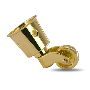 Belastbare 50kg Möbelrollen aus Zinklegierung, Luxuriöser Schaft, Verfügbar als <span class=keywords><strong>1</strong></span>-Zoll-Schwenkrollen mit Klavierfuß - Product Image 4