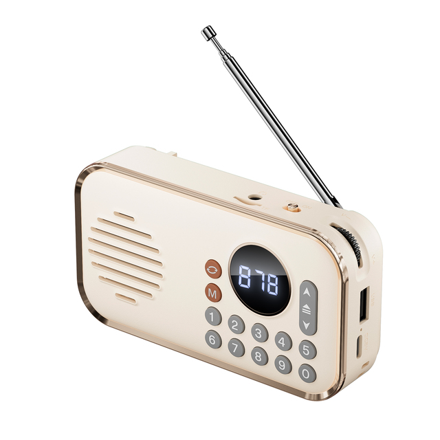 P35 Fashion Speaker Portable Mini Outdoor USB MP3 Player AM FM Radio Speaker