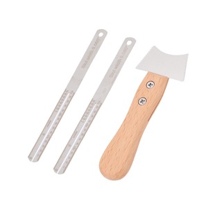 Couteau à rainures <span class=keywords><strong>pour</strong></span> <span class=keywords><strong>guitare</strong></span>, <span class=keywords><strong>grattoir</strong></span> à rainures de chevalettes, outil de réparation de luthier <span class=keywords><strong>pour</strong></span> instruments de musique avec manche en bois - Product Image 4