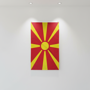 Banderas de Macedonia Rectangulares Resistentes al por Mayor, Impresas Digitalmente, para Festivales y Celebraciones, Banderas Nacionales de Todo el Mundo - Product Image 3