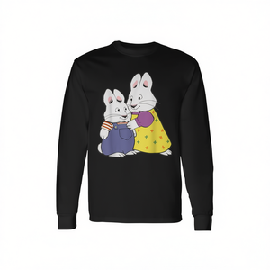 Camiseta de manga larga Max y Ruby con diseño de personajes de dibujos animados para niños - Product Image 2