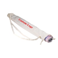 Sac Mahjongg en toile multicolore avec logo imprimé, sac à cordon en toile avec bandoulière
