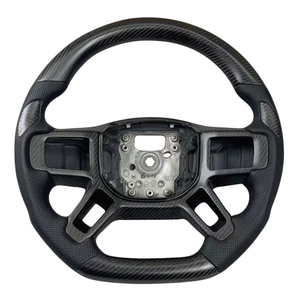 Volante Deportivo de Fibra de Carbono Mate con Cuero Perforado para Land Rover Defender, Venta al Por Mayor de Productos Nuevos - Product Image 1