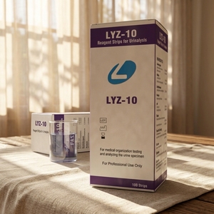 Bandelettes de test <span class=keywords><strong>urinaire</strong></span> URS-10T à 10 paramètres pour analyse rapide des urines - Product Image 1