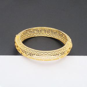 JXX <b>Mens</b> and Womens Dubai Gold Plated Bangle 24K Wedding Jewelry Product Wholesale Bangles Good Price - Product Image 6