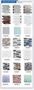 Pegatinas de Pared de Mosaico de Plástico PU al por Mayor, Adhesivas, Impermeables y Resistentes al Aceite para <span class=keywords><strong>Cocina</strong></span> - Product Image 6