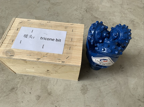 High quality 12 1/4 inch IADC 637G tricone drill head/button bit for limestone