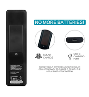Télécommande solaire de remplacement BN59-01432J pour téléviseurs intelligents Samsung Neo QLED 8K 4K, compatible avec le contrôleur à code fixe