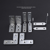 Supports de Connexion en Acier en Forme de L Personnalisés, Poignée d'Angle de Haute Qualité pour Armoire de Cuisine