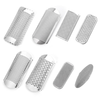 Recharges de lime à pieds en acier inoxydable de différentes tailles et grains, remplacements de lime à ongles métallique pour éliminer les peaux mortes et les callosités