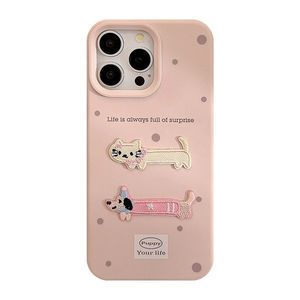 เคสโทรศัพท์ลายปักสามมิติน่ารักๆเหมาะสำหรับ Iphone17เคสแมวการ์ตูน <span class=keywords><strong>Max13</strong></span> 14pro ทนทานต่อการตก15นิ้ว - Product Image 6
