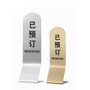 Support de numéros de table en acier inoxydable pour buffets, traiteurs, salles à manger et événements – Fourniture professionnelle - Product Image 4