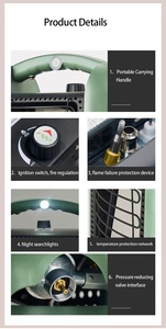 Outdoor Camping Tent Radiant Propane Portable <strong>Mini</strong> <strong>Gas</strong> <strong>Heater</strong> - Product Image 6