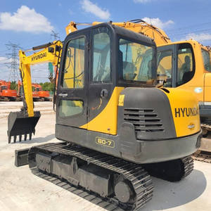 Excavatrice sur pneus Hyundai 60w-7 HW60ECO d'occasion, 6 tonnes, en bon état, automatique, matériel de construction Hyundai60w-7 d'occasion - Product Image 4