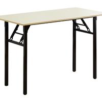 Mesa de Entrenamiento Rectangular Plegable Moderna de Alta Calidad, Mesa de Trabajo para Computadora para Aula Escolar, Modelo T-001 CN/HEB