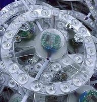 Vente directe Module LED de plafond circulaire de remplacement 190 mm 18 W avec capteur de mouvement intégré, allumage/extinction automatique