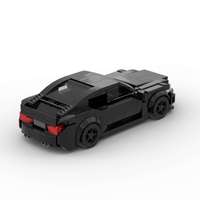 Briques de construction M4 compatibles pour voitures de sport et de course à petites particules, jouet éducatif MOC en plastique ABS