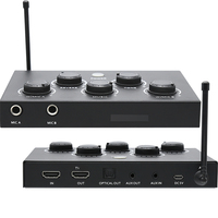 Mélangeur de karaoké Reverb Tone Game Sing KTV BT Microphone sans fil pour Smart TV PC Amplificateur Haut-parleur Home Cinéma