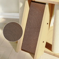 Grande tour d'escalade pour chat en bois avec cinq plateformes, griffoir en sisal intégré, facile à assembler, emballage en carton, maisonnette haute pour chat