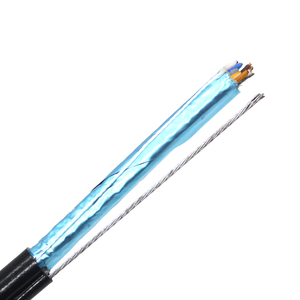 <strong>CAT6</strong> FTP 4 Pairs 23AWG 0.56mm Solid Pure Copper with Steel Messenger PE Jacket Outdoor Aerial Network <strong>Cable</strong> - Product Image 2