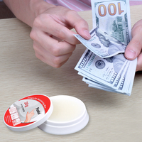 Foska 20g humidificateur du bout des doigts cire à base d'eau pour compter les dollars de papier-monnaie sur le marché des magasins de bureau